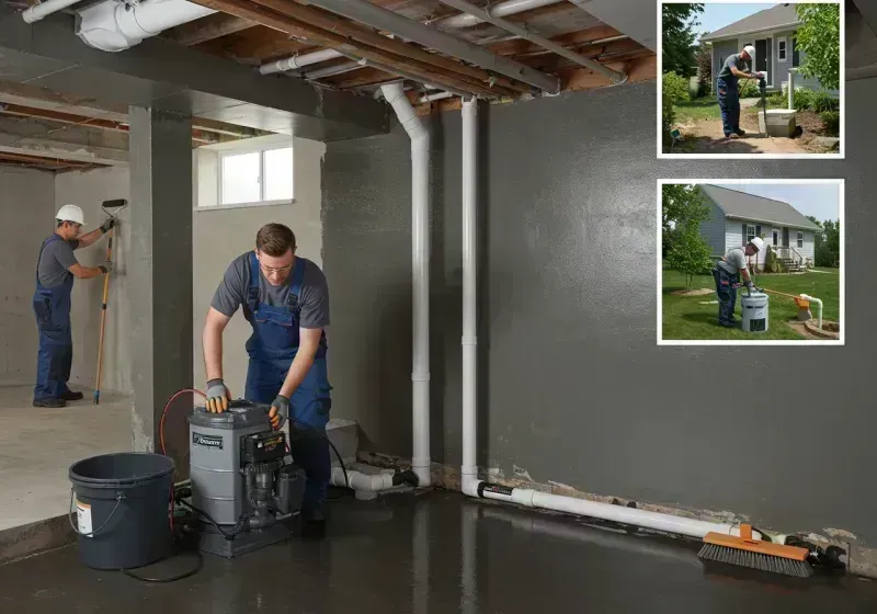 Basement Waterproofing and Flood Prevention process in Lincoln, MO